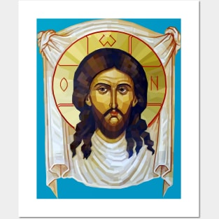 Jesus Christ Shroud Icon Posters and Art